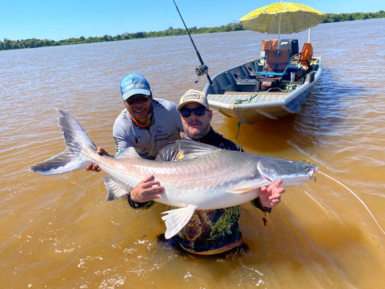 Pescadores em ação